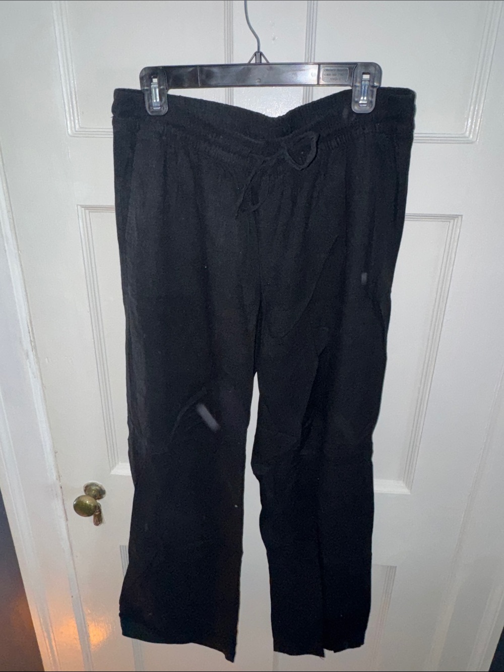 Old Navy Black Women's Linen Drawstring Pants